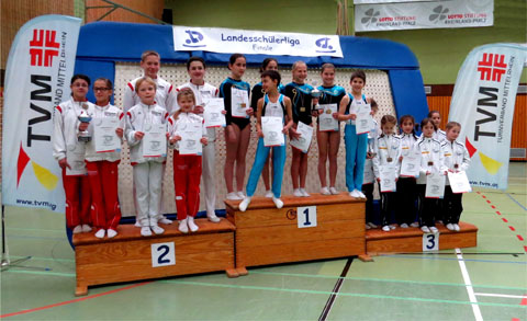 Finale Landesschülerliga Trampolinturnen