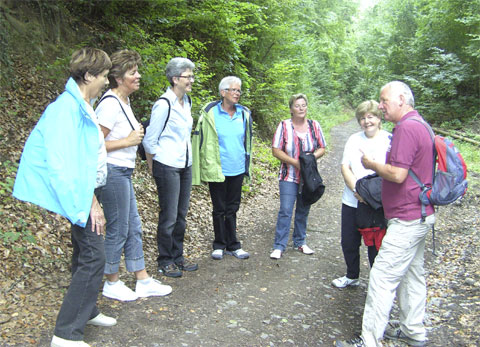 Die Frauenvertreterinnen auf dem Limeswanderweg